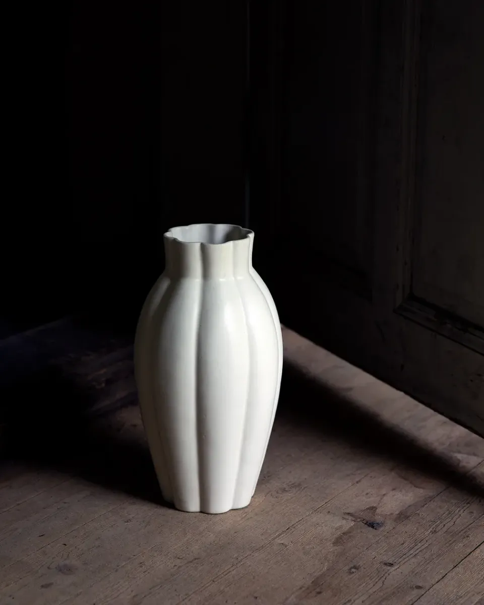 PotteryJo Birgit vase 35 cm, Shell White Clearance
