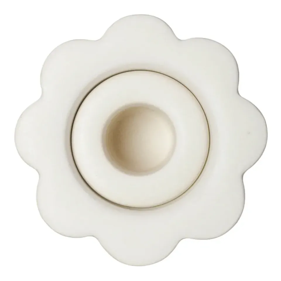 PotteryJo Birgit vase/candle sticks 5 cm, Shell White Best