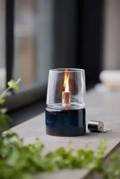 Bitz Gastro oil lamp Ø8.5x14 cm, Blue