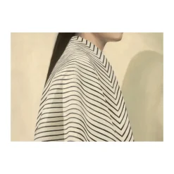 Paper Collective Black Stripes poster, 50x70 cm White Clearance