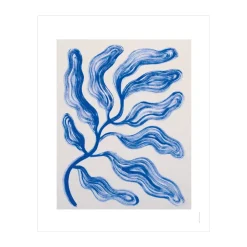 Fine Little Day Bloom 2 poster, 40x50 cm BlueWhite Discount