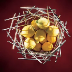 Alessi Blow up citrus basket, Stainless steel Grey Discount