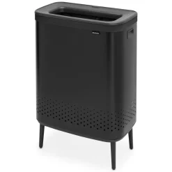 Brabantia Bo laundry basket high 2x45 L, matte Black Online