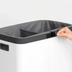 Brabantia Bo laundry basket liner 2x45 L, Grey Best