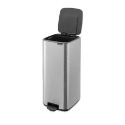 Brabantia Bo pedal bin 30 L, Matte Steel Fingerprint Proof Silver-coloured Online