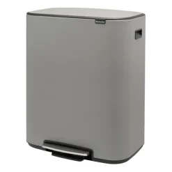 Brabantia Bo pedal bin 60 L, Mineral concrete Grey Discount