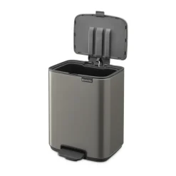 Brabantia Bo pedal bin 7 L, Platinum Grey New