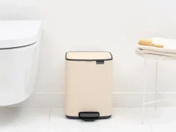 Brabantia Bo pedal bin 7 L, Soft Beige