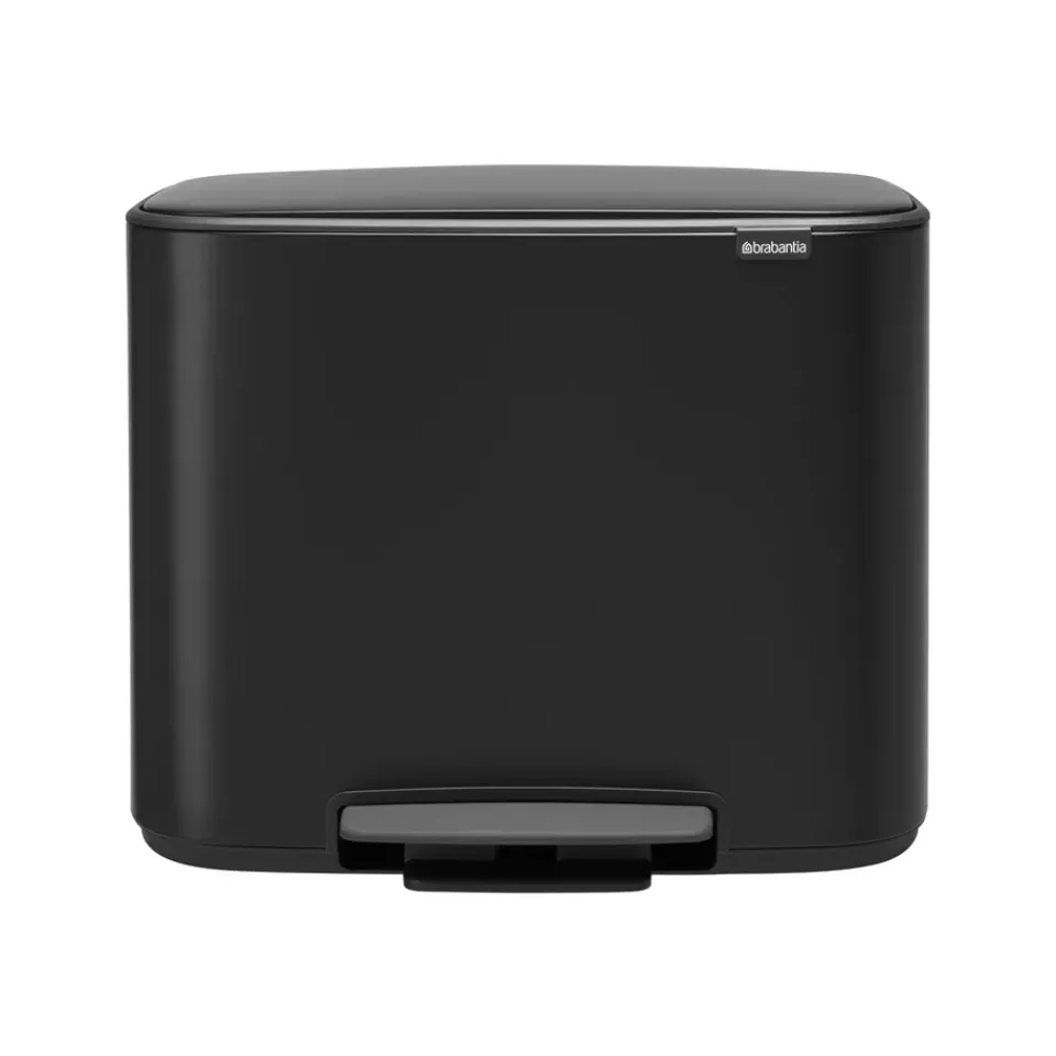 Brabantia Bo pedal bin 3x11 l, matte Black Clearance