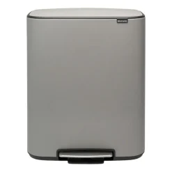 Brabantia Bo pedal bin 2x30 L, Mineral concrete Grey Best