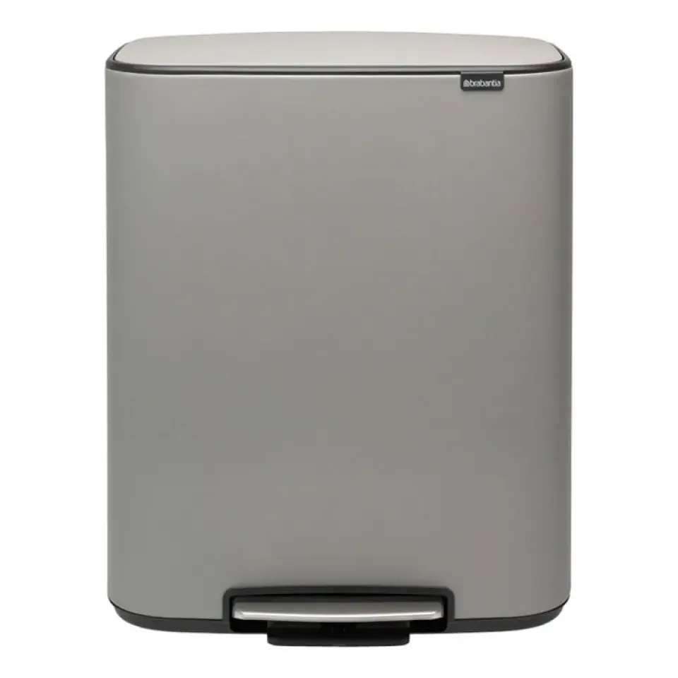 Brabantia Bo pedal bin 2x30 L, Mineral concrete Grey Best