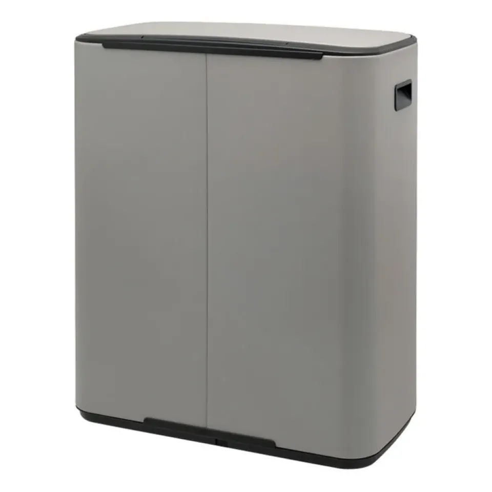 Brabantia Bo pedal bin 2x30 L, Mineral concrete Grey Best