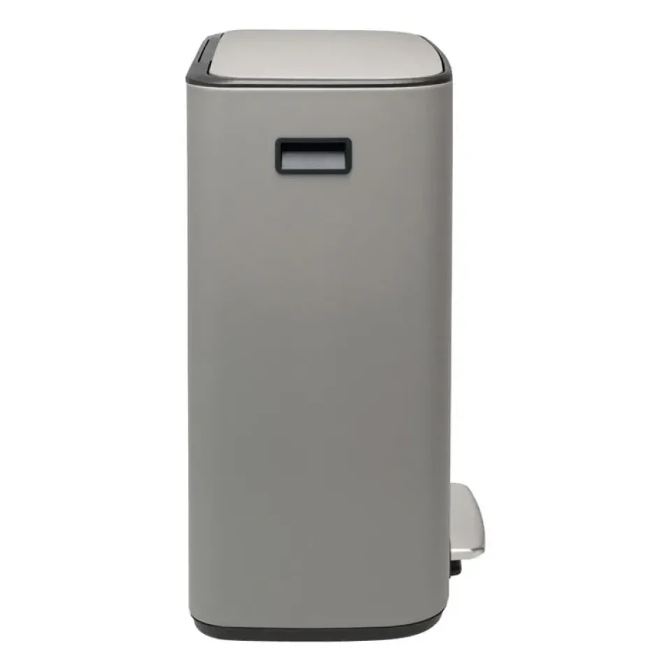 Brabantia Bo pedal bin 2x30 L, Mineral concrete Grey Best