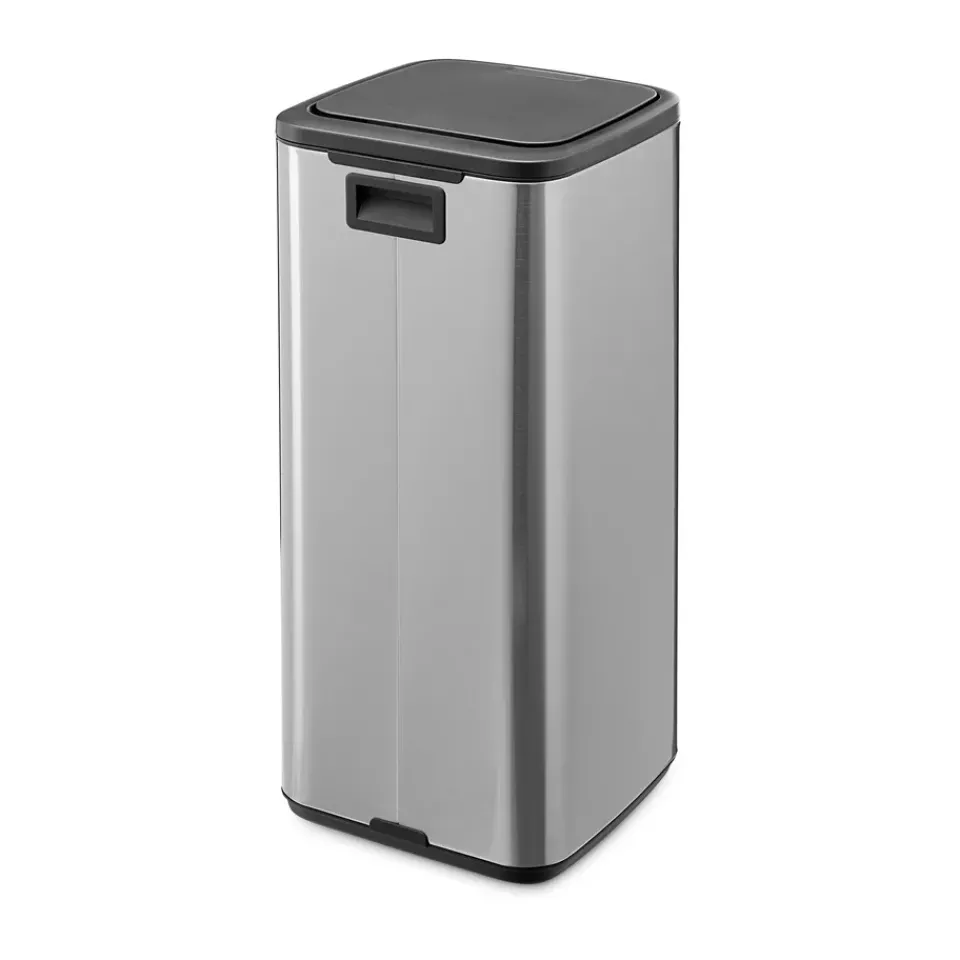Brabantia Bo Touch Bin 30 L, Matte Steel Fingerprint Proof Silver-coloured Hot