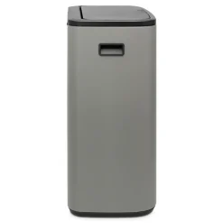 Brabantia Bo touch bin 60 L, Mineral concrete Grey