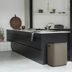 Brabantia Bo touch bin 60 L, Platinum Grey Discount