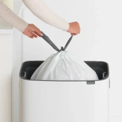 Brabantia Bo touch bin 60 L, White Discount