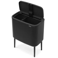 Brabantia Bo touch bin 11+23 litre, matte Black Hot