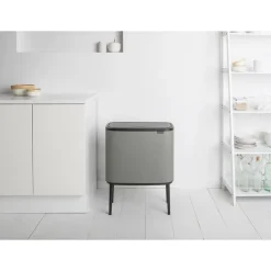 Brabantia Bo touch bin 11+23 litre, Mineral concrete Grey Online