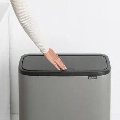Brabantia Bo touch bin 11+23 litre, Mineral concrete Grey Online