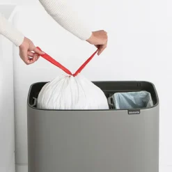Brabantia Bo touch bin 11+23 litre, Mineral concrete Grey Online