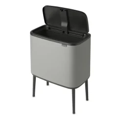 Brabantia Bo touch bin 36 litre, Mineral concrete Grey