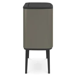 Brabantia Bo touch bin 11+23 litre, platinum BeigeGrey Clearance