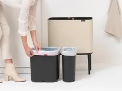 Brabantia Bo touch bin 11+23 litre, Soft Beige Hot