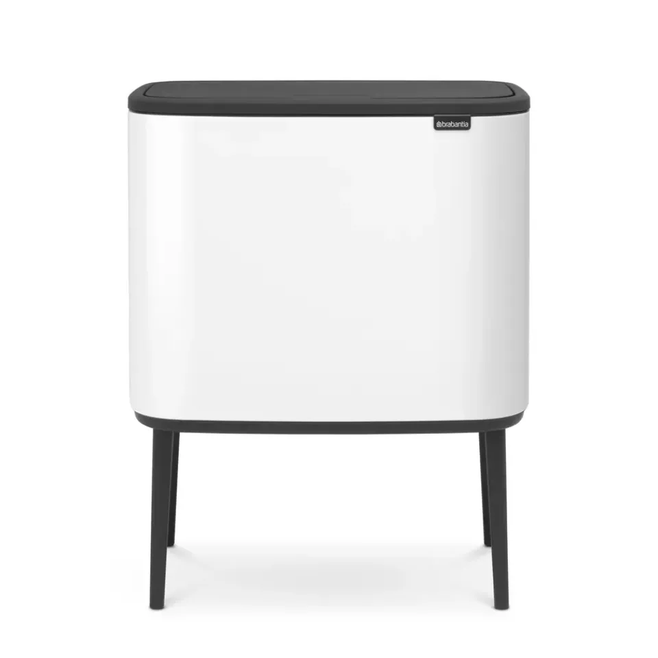 Brabantia Bo touch bin 11+23 litre, White Sale