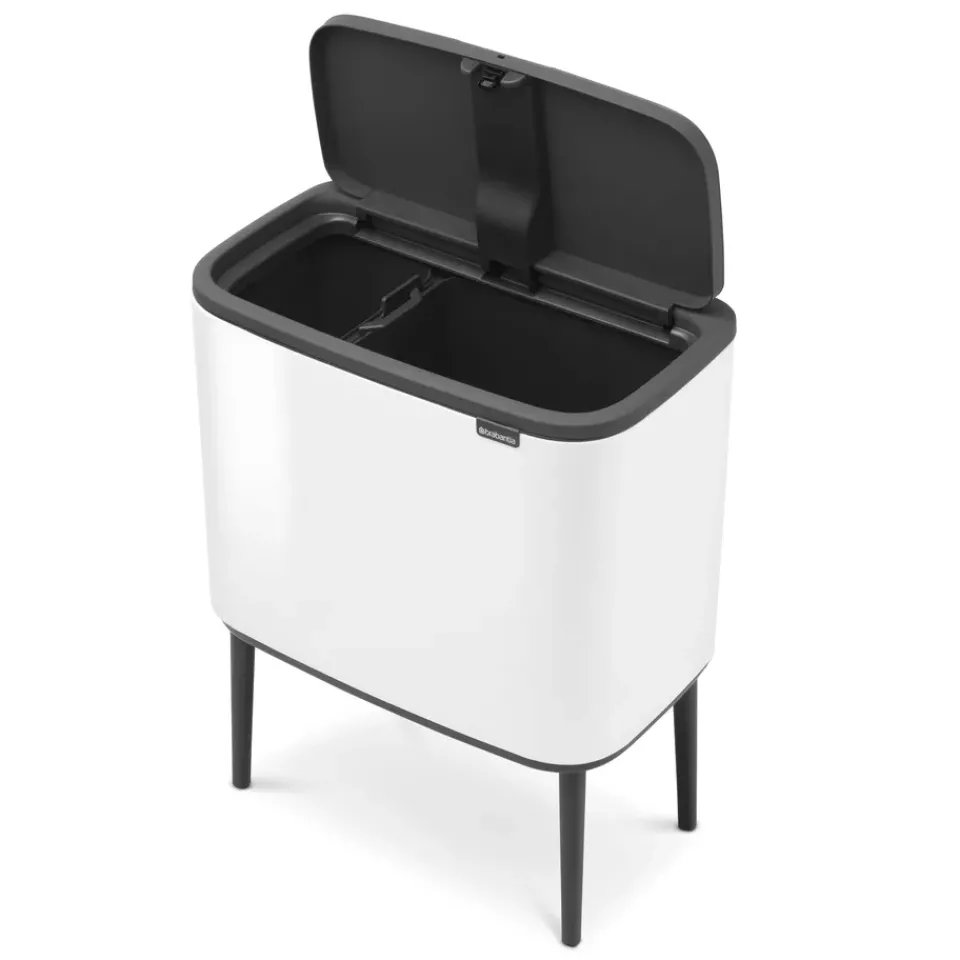 Brabantia Bo touch bin 11+23 litre, White Sale
