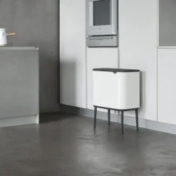 Brabantia Bo touch bin 11+23 litre, White Sale