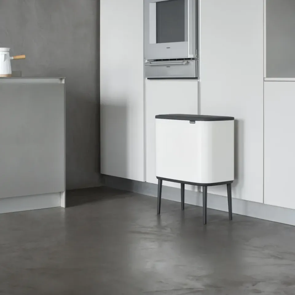Brabantia Bo touch bin 11+23 litre, White Sale