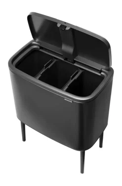 Brabantia Bo touch bin 3 x 11 litre, Confident Grey New