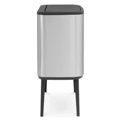 Brabantia Bo touch bin 3 x 11 litre, matte stainless steel Silver-coloured Clearance