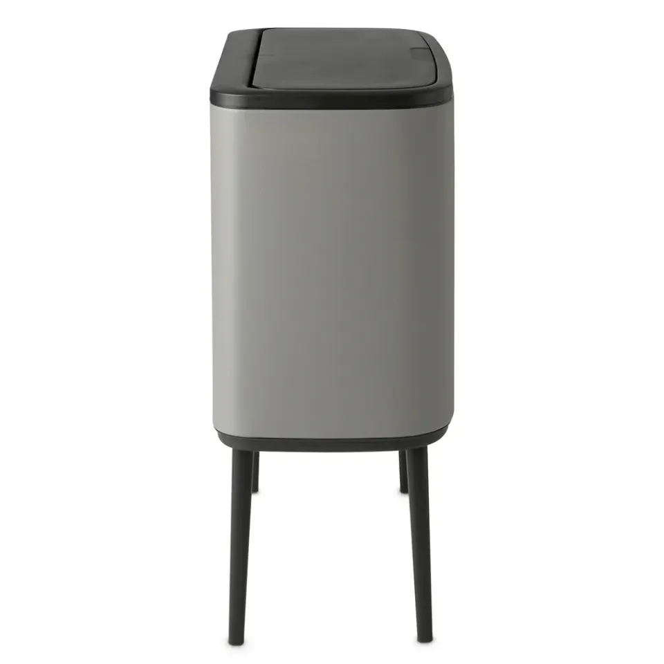 Brabantia Bo touch bin 3 x 11 litre, Mineral concrete Grey Hot