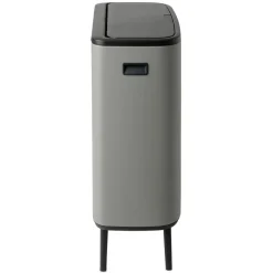 Brabantia Bo touch bin high 60 L, Mineral concrete Grey New
