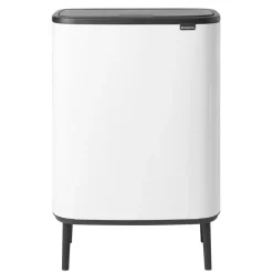 Brabantia Bo touch bin high 60 L, White Best
