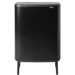 Brabantia Bo touch bin high 2x30 L, matte Black Outlet
