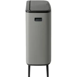 Brabantia Bo touch bin high 2x30 L, Mineral concrete Grey Outlet
