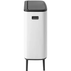 Brabantia Bo touch bin high 2x30 L, White Hot