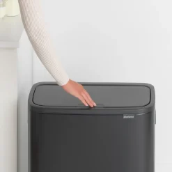 Brabantia Bo touch bin 2x30 L, matte Black Clearance