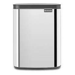Brabantia Bo waste bin 7 L, Brushed steel - shiny Silver-coloured Online