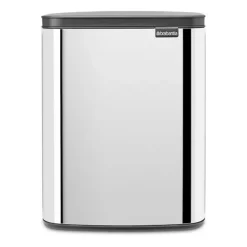 Brabantia Bo waste bin 12 L, Brushed steel - shiny Silver-coloured Discount