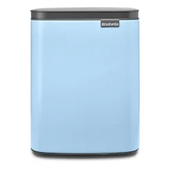 Brabantia Bo waste bin 7 L, Dreamy Blue Silver-coloured Discount