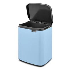 Brabantia Bo waste bin 7 L, Dreamy Blue Silver-coloured Discount