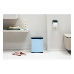 Brabantia Bo waste bin 7 L, Dreamy Blue Silver-coloured Discount
