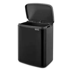 Brabantia Bo waste bin 12 L, Matte black Grey Best