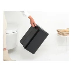 Brabantia Bo waste bin 12 L, Matte black Grey Best