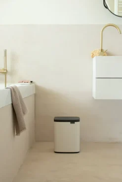 Brabantia Bo waste bin 7 L, Soft beige Brown New
