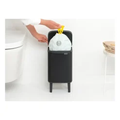 Brabantia Bo waste bin high 4 L, Matte Black